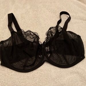 Elegant Black Lace Bra